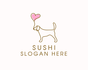 Dog Love Veterinary logo design