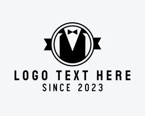 Stylist - Tuxedo Gentleman Tailor Clothing logo design