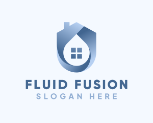 Home Water Plumbing logo design