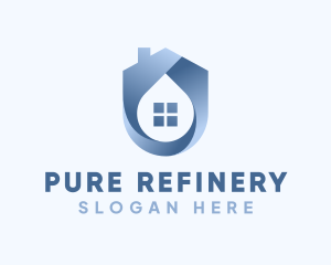 Home Water Plumbing logo design