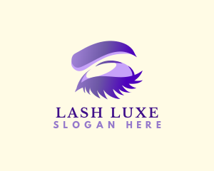 Feminine Eye Lash logo design