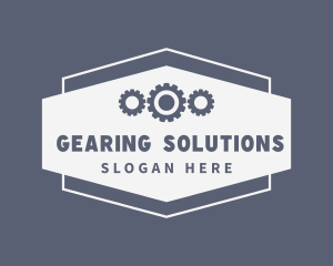 Gearing - Metal Gearing Signage logo design