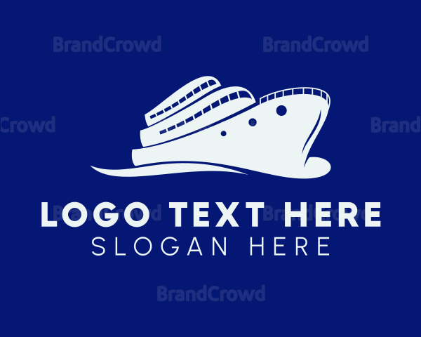 Vacation Cruise Ship Logo