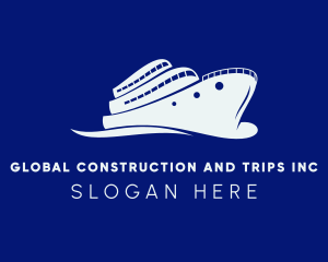 Vacation Cruise Ship Logo