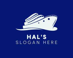 Vacation Cruise Ship Logo