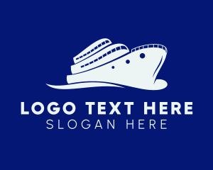 Vacation Cruise Ship Logo