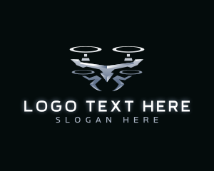 Logistics - Drone Robotic Surveillance logo design