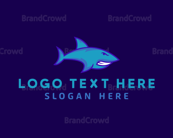 Angry Big Shark Logo