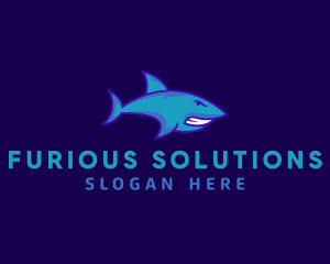 Angry Big Shark logo design