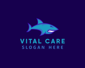 Varsity - Angry Big Shark logo design