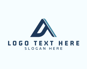 Innovation - Geometric Generic Triangle Letter A logo design