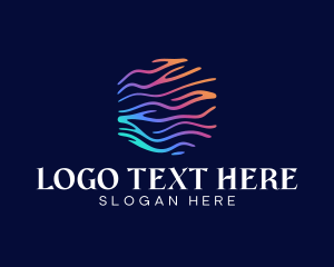 Aquatic - Coastal Wave Aquatic logo design