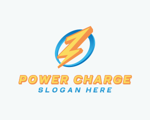 Charging - Thunder Bolt Charging logo design