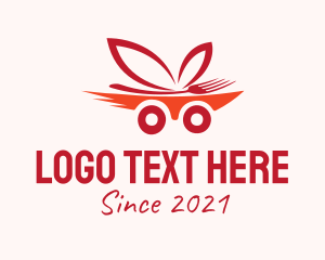 Food Stall - Butterfly Fork Delivery logo design