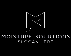 Upscale Boutique Studio Letter M logo design