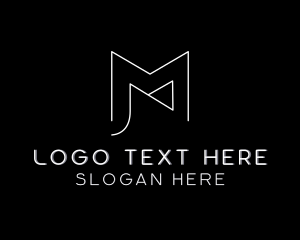 Studio - Upscale Boutique Studio Letter M logo design