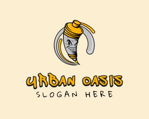 Urban - Urban Tattoo Needle logo design
