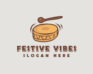 Festival - African Festival Drum logo design