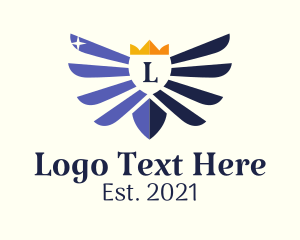 Crown Regal Letter  Logo