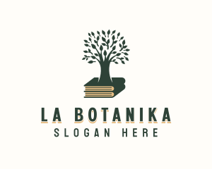 Learning - Book Tree Literature logo design