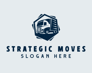 Truck Vehicle Transport logo design