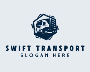 Truck Vehicle Transport logo design