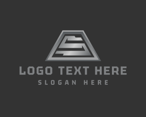 Geometric - Industrial Mechanical Steel logo design