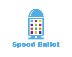 Bullet - Bullet Smartphone App Device logo design