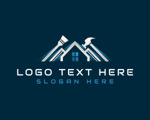 Hammer - Hammer Brush Handyman logo design