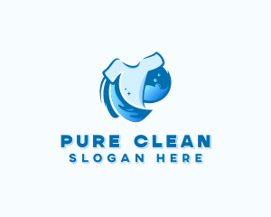 Detergent - Laundry Shirt Washing logo design