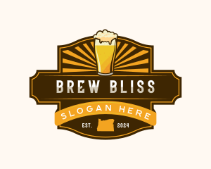 Oregon Beer Bar logo design