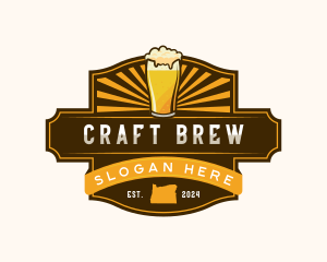 Oregon Beer Bar logo design