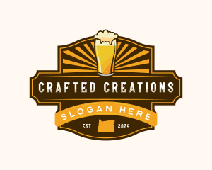 Oregon Beer Bar logo design