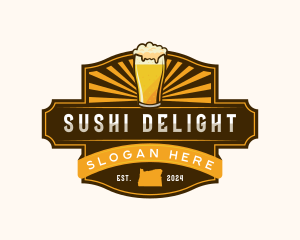 Oregon Beer Bar logo design