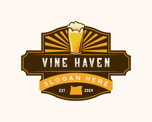 Oregon Beer Bar logo design