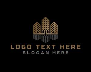 Establishment - Building Structure Real Estate logo design