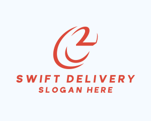 Courier - Fast Logistics Courier logo design