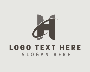 Logistics - Generic Swoosh Brand Letter H logo design