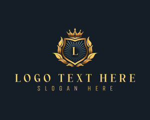 Consulting - Luxury Crown Crest logo design