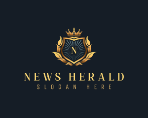 Herald - Luxury Crown Crest logo design