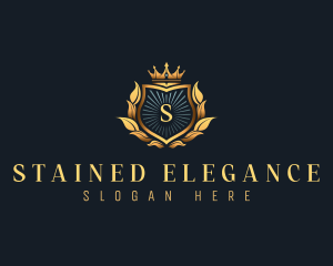 Luxury Crown Crest logo design