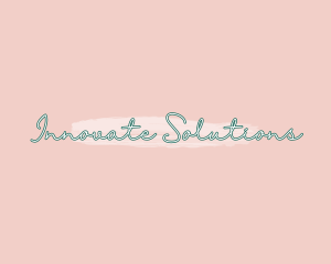 Feminine Watercolor Fashion Logo