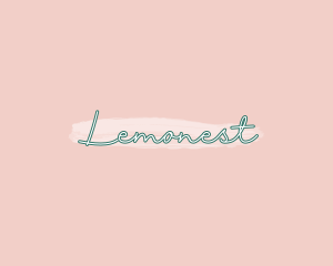 Feminine Watercolor Fashion Logo