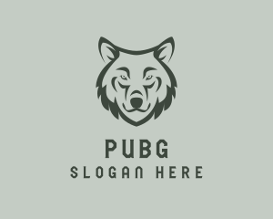 Pet - Gray Wolf Hound logo design