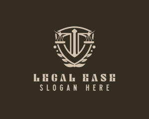 Legal Judiciary Lawyer logo design