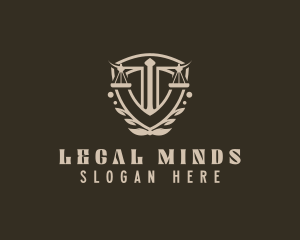 Legal Judiciary Lawyer logo design