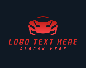 Sports Car Garage Logo