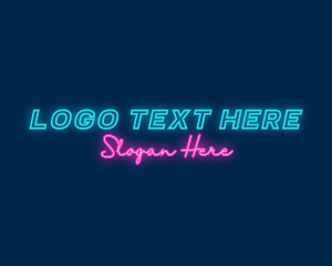 Neonlight - Neon Light Party logo design