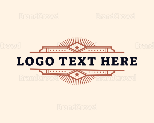 Traditional Western Business Logo