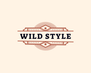 Traditional Western Business logo design